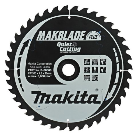 MAKITA PIŁA SPIEKOWA 305*30/40Z MAKITA PIŁA SPIEKOWA 305*30/40Z