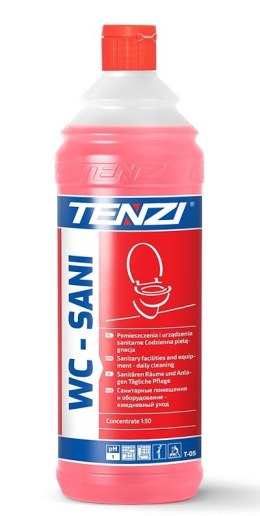 TENZI ŚRODEK DO CZYSZCZENIA TOALET I URZĄDZEŃ SANIT. WC SANI 1L