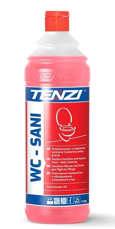 TENZI ŚRODEK DO CZYSZCZENIA TOALET I URZĄDZEŃ SANIT. WC SANI 1L TENZI ŚRODEK DO CZYSZCZENIA TOALET I URZĄDZEŃ SANIT. WC SANI 1L