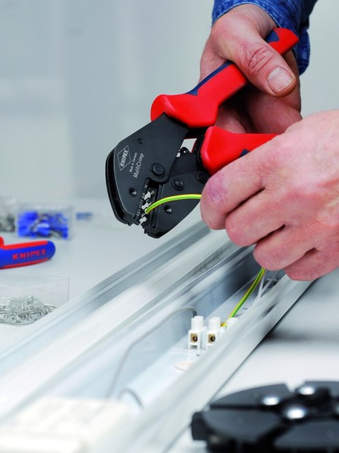 KNIPEX SZCZYPCE DO ZAGNIATANIA Z MAGAZYNKIEM I 5 MATRYC.MULTICRIMP KNIPEX SZCZYPCE DO ZAGNIATANIA Z MAGAZYNKIEM I 5 MATRYC.MULTICRIMP