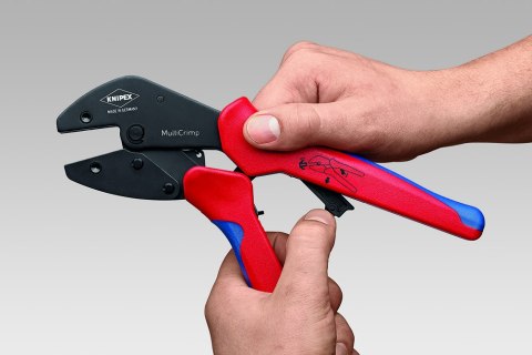 KNIPEX SZCZYPCE DO ZAGNIATANIA Z MAGAZYNKIEM I 5 MATRYC.MULTICRIMP KNIPEX SZCZYPCE DO ZAGNIATANIA Z MAGAZYNKIEM I 5 MATRYC.MULTICRIMP