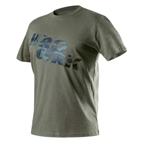 NEO T-SHIRT ROBOCZY OLIWKOWY CAMO, ROZM.S NEO T-SHIRT ROBOCZY OLIWKOWY CAMO, ROZM.S
