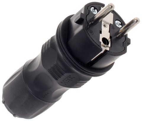 KEL WTYCZKA PROSTA 2P+Z, 16A EXTREM UNI IP54 CZARNA KEL WTYCZKA PROSTA 2P+Z, 16A EXTREM UNI IP54 CZARNA
