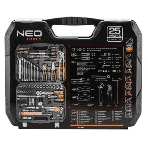 NEO ZESTAW NARZĘDZI 143SZT. NEO ZESTAW NARZĘDZI 143SZT.