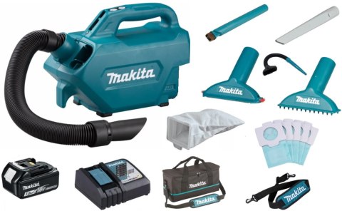 MAKITA ODKURZACZ AKUMULATOROWY SAMOCHODOWY 18V LXT LI-LON 1*3.0AH