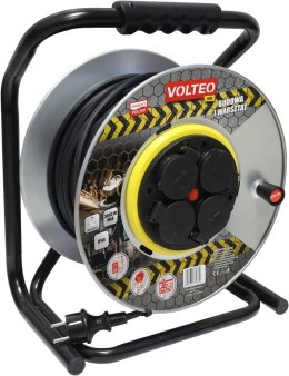 VOLTEO PRZEDŁUŻACZ HEAVY DUTY METALOWY BĘBEN 20M H05RR 3*2,5 IP44