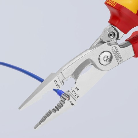 KNIPEX SZCZYPCE DO PRAC ELEKTROINSTALACYJNYCH 6W1 KNIPEX SZCZYPCE DO PRAC ELEKTROINSTALACYJNYCH 6W1