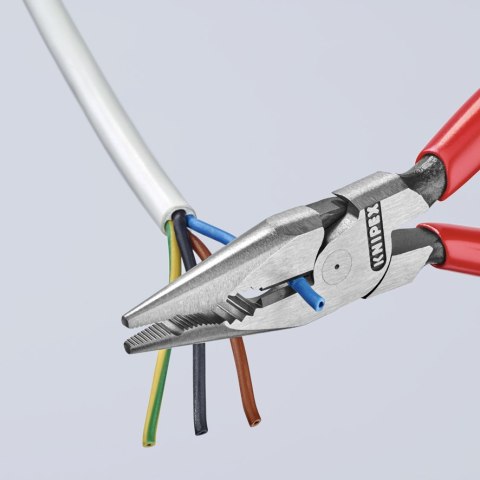 KNIPEX SZCZYPCE UNIWERSALNE Z OSTRO ZAKOŃCZONYMI SZCZĘKAMI PCV 145M KNIPEX SZCZYPCE UNIWERSALNE Z OSTRO ZAKOŃCZONYMI SZCZĘKAMI PCV 145M