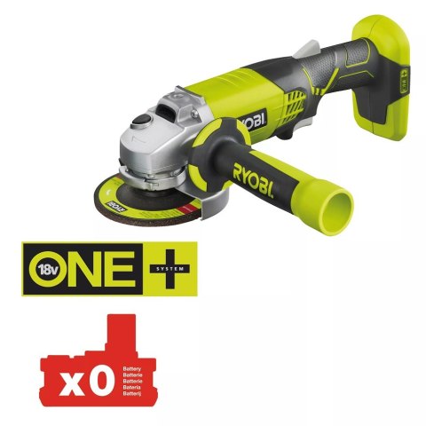 RYOBI AKUMULATOROWA SZLIFIERKA KĄTOWA R18AG-0 18V 0*AH ONE+ RYOBI AKUMULATOROWA SZLIFIERKA KĄTOWA R18AG-0 18V 0*AH ONE+