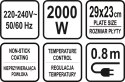 LUND GRILL ELEKTRYCZNY 2200W