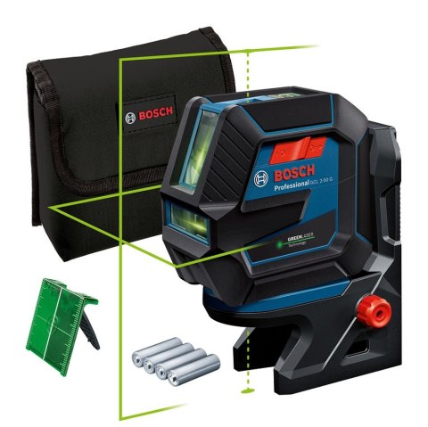 BOSCH LASER KRZYŻOWY GCL 2-50 G ZIELONY BOSCH LASER KRZYŻOWY GCL 2-50 G ZIELONY