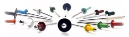 UN NIT ZRYWALNY ALUMINIOWO-STALOWY 4.0*8MM RAL 1013