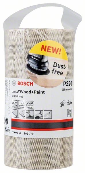 BOSCH ROLKA PAPIER M480 115*5000MM G320 BOSCH ROLKA PAPIER M480 115*5000MM G320