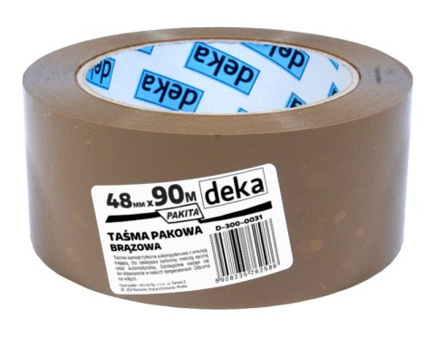 DEKA TAŚMA PAKOWA PAKITA BRĄZOWA 48MM*90M DEKA TAŚMA PAKOWA PAKITA BRĄZOWA 48MM*90M