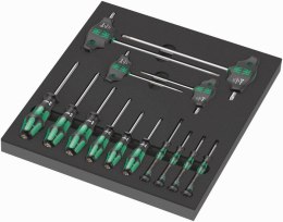 WERA WKŁADKA PIANKOWA Z WKRĘTAKAMI DO ŚRUB I WKRĘTÓW TORX 14CZ,