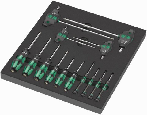 WERA WKŁADKA PIANKOWA Z WKRĘTAKAMI DO ŚRUB I WKRĘTÓW TORX 14CZ, WERA WKŁADKA PIANKOWA Z WKRĘTAKAMI DO ŚRUB I WKRĘTÓW TORX 14CZ,