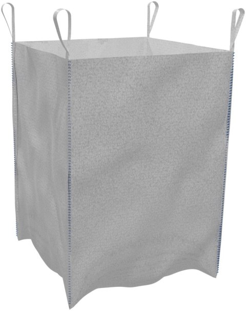 MC GARDEN WOREK BIG-BAG 90*90*120 CM BIAŁY, OTWARTY BEZ KOŁNIERZA