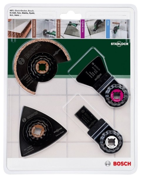 BOSCH ZESTAW BRZESZCZOTÓW OMT DO PŁYTEK 4SZT. BOSCH ZESTAW BRZESZCZOTÓW OMT DO PŁYTEK 4SZT.