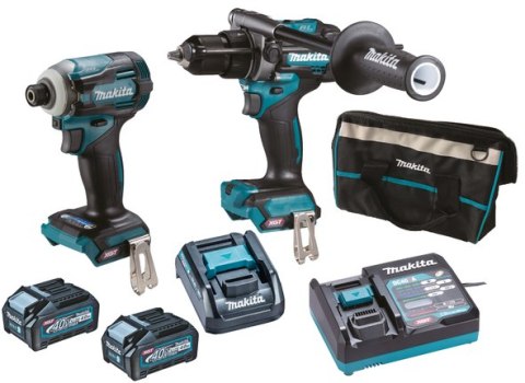 MAKITA ZESTAW COMBO 40V XGT HP001G+TD001G 2*4.0AH TORBA MAKITA ZESTAW COMBO 40V XGT HP001G+TD001G 2*4.0AH TORBA