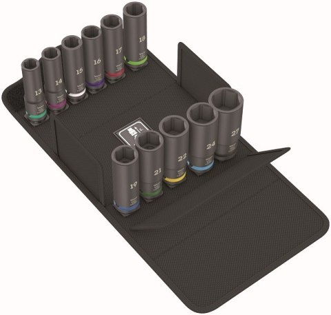 WERA ZESTAW KLUCZY NASADOWYCH IMPAKTOR DEEP SET 1, 11CZ. WERA ZESTAW KLUCZY NASADOWYCH IMPAKTOR DEEP SET 1, 11CZ.