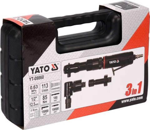 YATO ZESTAW PNEUMATYCZNY 3W1 YATO ZESTAW PNEUMATYCZNY 3W1