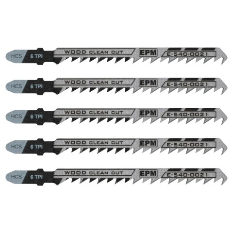 EPM BRZESZCZOT DO WYRZYNARKI 100MM 6TPI DREWNO T101D 5 SZTUK EPM BRZESZCZOT DO WYRZYNARKI 100MM 6TPI DREWNO T101D 5 SZTUK