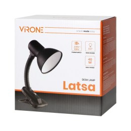 VIRONE LAMPA BIURKOWA LATSA Z KLIPSEM, 40W, E27