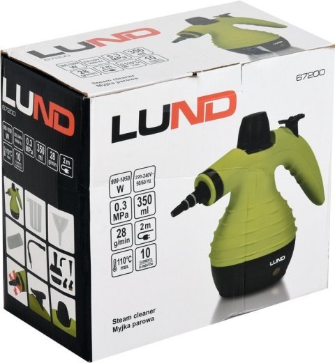 LUND MYJKA PAROWA 900-1500W, 10 AKCESORIÓW LUND MYJKA PAROWA 900-1500W, 10 AKCESORIÓW