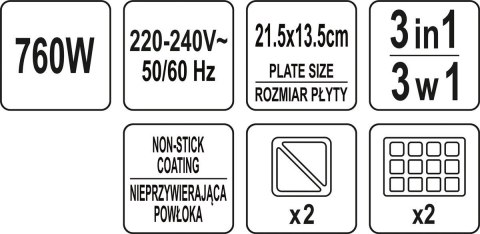 LUND OPIEKACZ 760W, 3W1 LUND OPIEKACZ 760W, 3W1