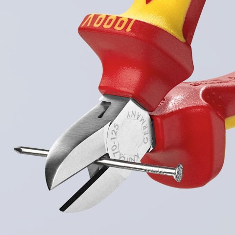 KNIPEX SZCZYPCE TNĄCE BOCZNE IZOLOWANE 125MM KNIPEX SZCZYPCE TNĄCE BOCZNE IZOLOWANE 125MM