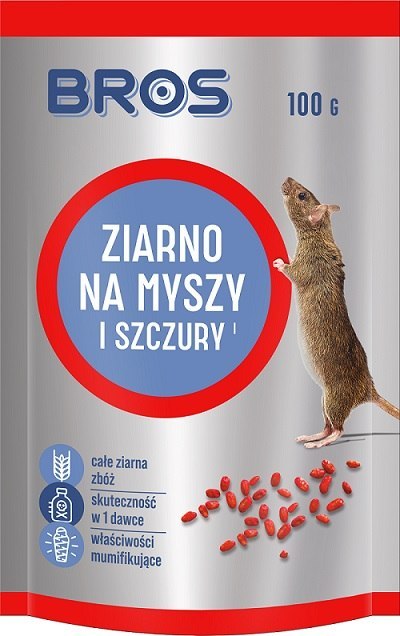 BROS ZIARNO NA MYSZY I SZCZURY 100G BROS ZIARNO NA MYSZY I SZCZURY 100G