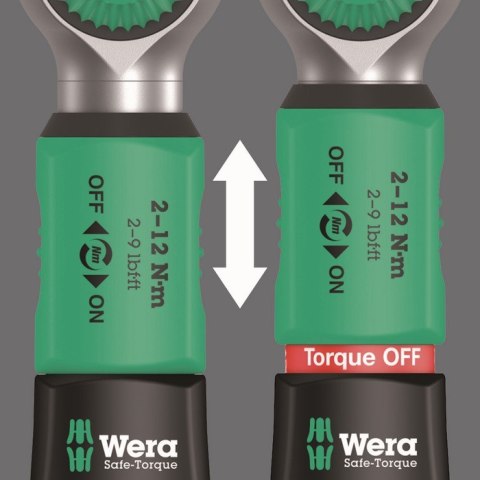 WERA KLUCZ DYNAMOMETR. SAFE-TORQUE A 2 SET 1,1/4'',2-12 NM,23CZ. WERA KLUCZ DYNAMOMETR. SAFE-TORQUE A 2 SET 1,1/4'',2-12 NM,23CZ.