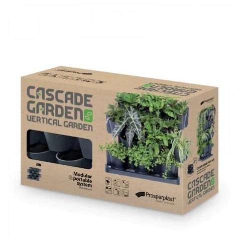PROSPERPLAST OGRÓD WERTYKULARNY STOJĄCY - CASCADE GARDEN- ANTRACYT PROSPERPLAST OGRÓD WERTYKULARNY STOJĄCY - CASCADE GARDEN- ANTRACYT