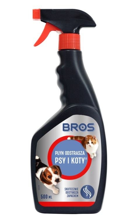 BROS PŁYN ODSTRASZA PSY I KOTY 500ML BROS PŁYN ODSTRASZA PSY I KOTY 500ML