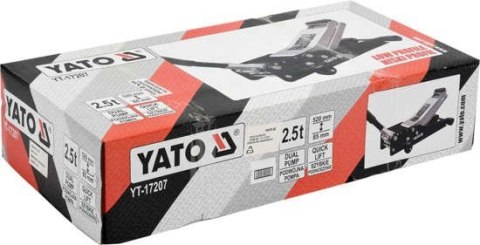 YATO PODNOŚNIK NISKOPROFILOWY SAMOCHODOWY 2,5T YATO PODNOŚNIK NISKOPROFILOWY SAMOCHODOWY 2,5T
