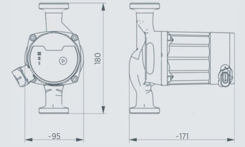 INVENA POMPA OBIEGOWA ELEKTRONICZNA DO C.O. 25/60 6/4'' INVENA POMPA OBIEGOWA ELEKTRONICZNA DO C.O. 25/60 6/4''
