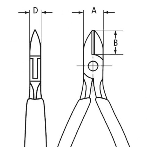 KNIPEX SZCZYPCE TNĄCE BOCZNE 115MM KNIPEX SZCZYPCE TNĄCE BOCZNE 115MM