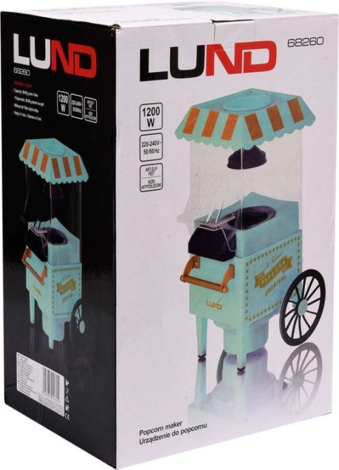 LUND URZĄDZENIE DO POPCORNU 1200W , WÓZEK LUND URZĄDZENIE DO POPCORNU 1200W , WÓZEK