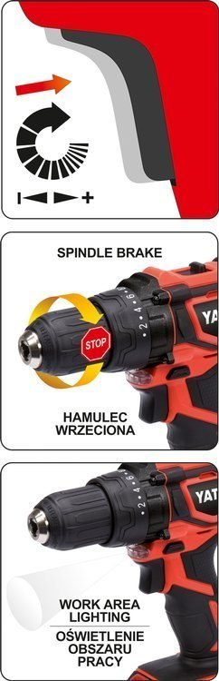 YATO WKRĘTARKA BEZSZCZOTKOWA 18V BEZ AKUMULATORA YATO WKRĘTARKA BEZSZCZOTKOWA 18V BEZ AKUMULATORA
