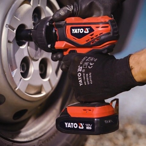 YATO KLUCZ UDAROWY 18V 1/2'' 300NM, BEZ AKUMULATORA YATO KLUCZ UDAROWY 18V 1/2'' 300NM, BEZ AKUMULATORA