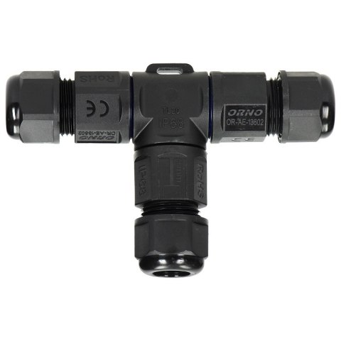 ORNO KONEKTOR KABLOWY TRÓJNIK T IP68, MAX. 3X4MM2, 450V/25A ORNO KONEKTOR KABLOWY TRÓJNIK T IP68, MAX. 3X4MM2, 450V/25A