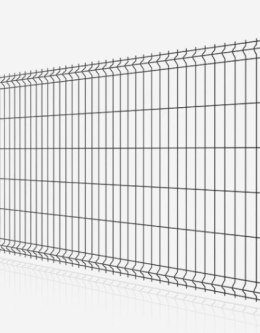 UN PANEL OGRODZENIOWY 2500*1230MM 2W/H*3.2MM CZARNY