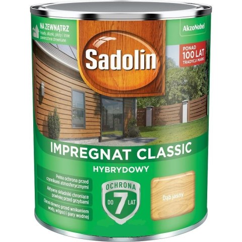 SADOLIN SADOLIN IMPREGNAT CLASSIC HYBRYDOWY 7 LAT DĄB JASNY 2.5L SADOLIN SADOLIN IMPREGNAT CLASSIC HYBRYDOWY 7 LAT DĄB JASNY 2.5L