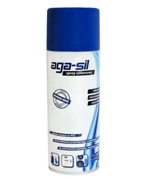 AGAM ŚRODEK POŚLIZGOWY W AREOZOLU AGA-SIL 400 ML AGAM ŚRODEK POŚLIZGOWY W AREOZOLU AGA-SIL 400 ML