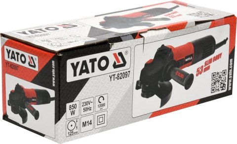 YATO SZLIFIERKA KĄTOWA 850W 125MM YATO SZLIFIERKA KĄTOWA 850W 125MM