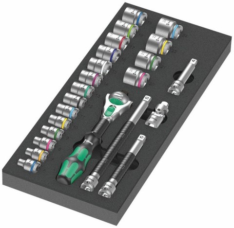 WERA WKŁADKA PIANKOWA ZYKLOP 3/8'' 8000 C, SET 1, 23CZ. WERA WKŁADKA PIANKOWA ZYKLOP 3/8'' 8000 C, SET 1, 23CZ.