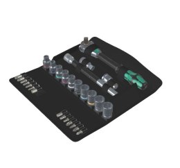 WERA ZESTAW GRZECHOTKA ZYKLOP SPEED 1/2''+KLUCZE NASADOWE, 28CZ.