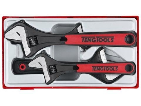 TENG TOOLS ZESTAW KLUCZY NASTAWNYCH TYPU SZWED 150 - 250MM 4SZT.