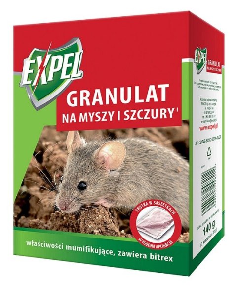 BROS GRANULAT NA MYSZY I SZCZURY 140G EXPEL BROS GRANULAT NA MYSZY I SZCZURY 140G EXPEL