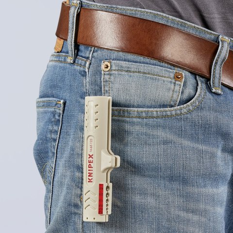 KNIPEX NARZĘDZIE DO ŚCIĄGANIA IZOLACJI Z KABLI TELEINFORMATYCZNYCH KNIPEX NARZĘDZIE DO ŚCIĄGANIA IZOLACJI Z KABLI TELEINFORMATYCZNYCH